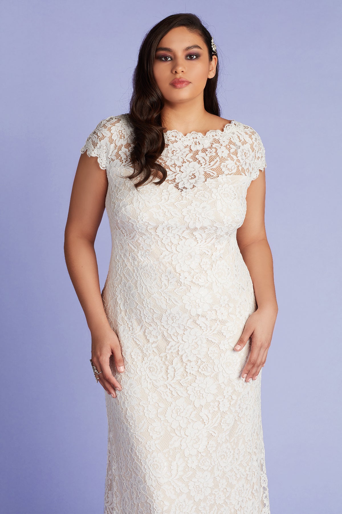 Maverick Open-Back Lace Gown - PLUS SIZE