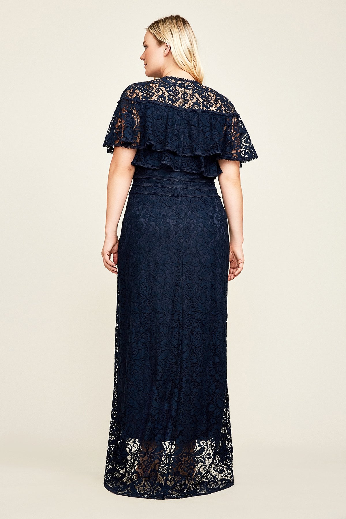 Tadashi Shoji - Aileen High-Low Lace Gown - PLUS SIZE