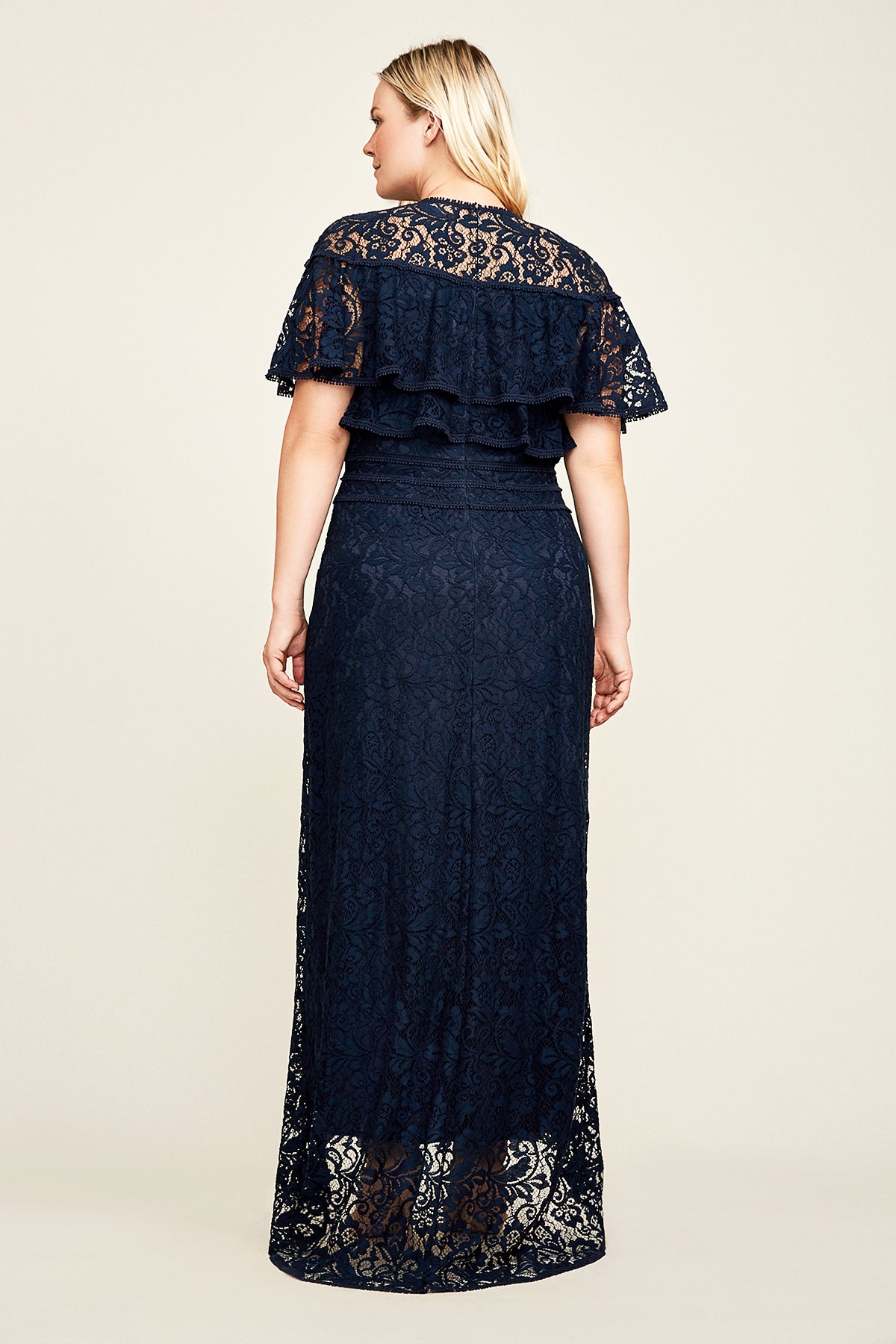 Aileen High-Low Lace Gown - PLUS SIZE