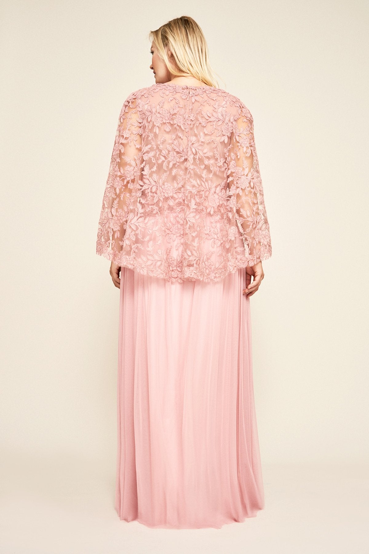 Tadashi Shoji - Cove Tulle Gown - PLUS SIZE