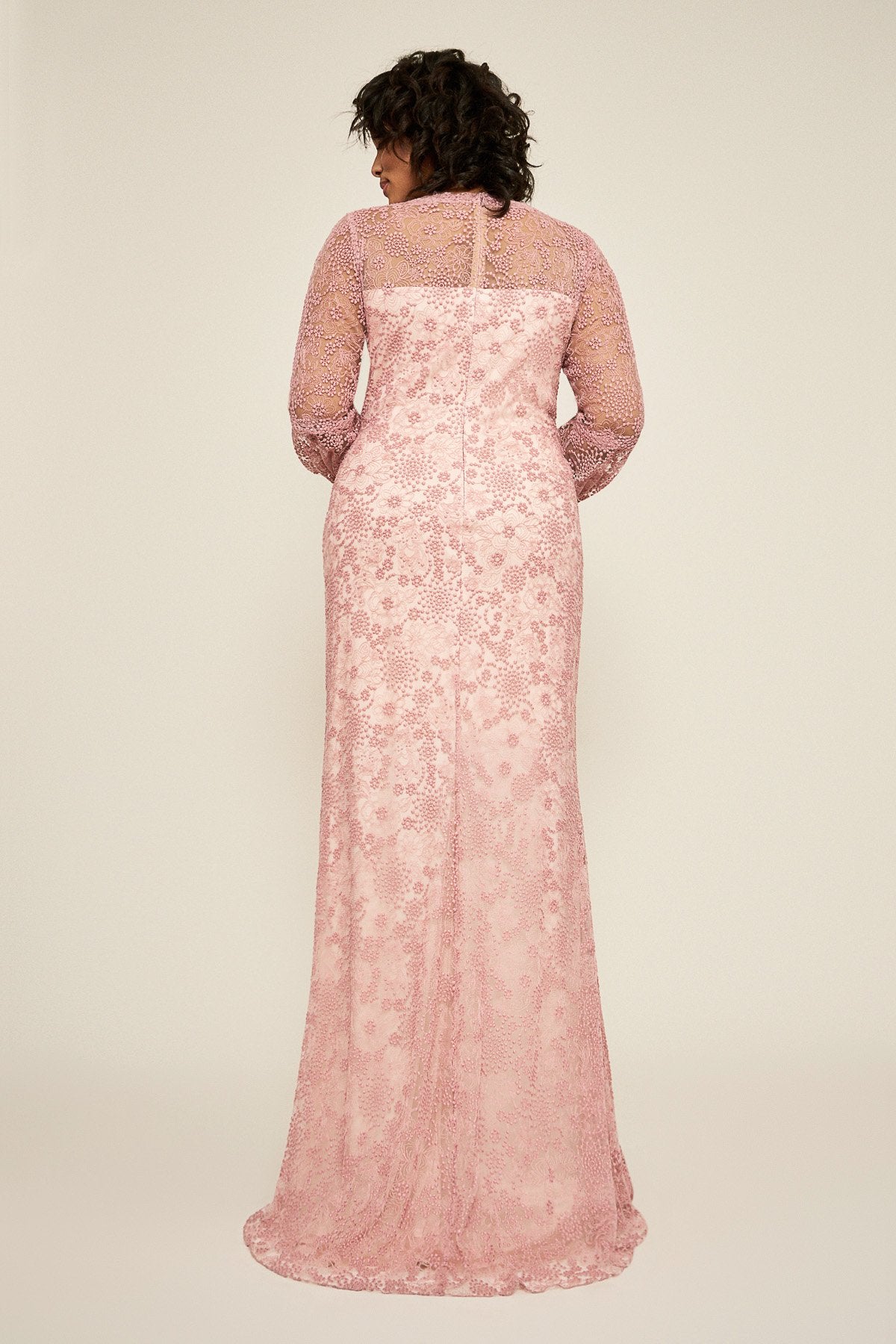 Tadashi Shoji - Neriah Long-Sleeve Lace Gown - PLUS SIZE