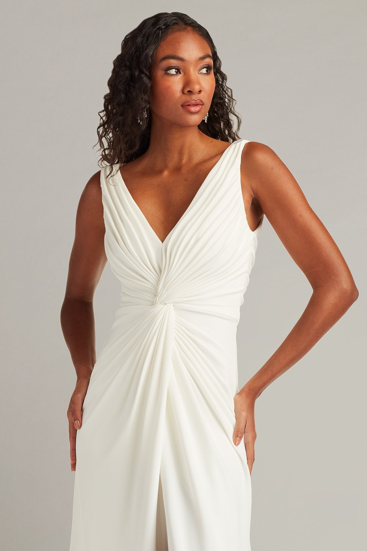Jessey Twist-Front Gown