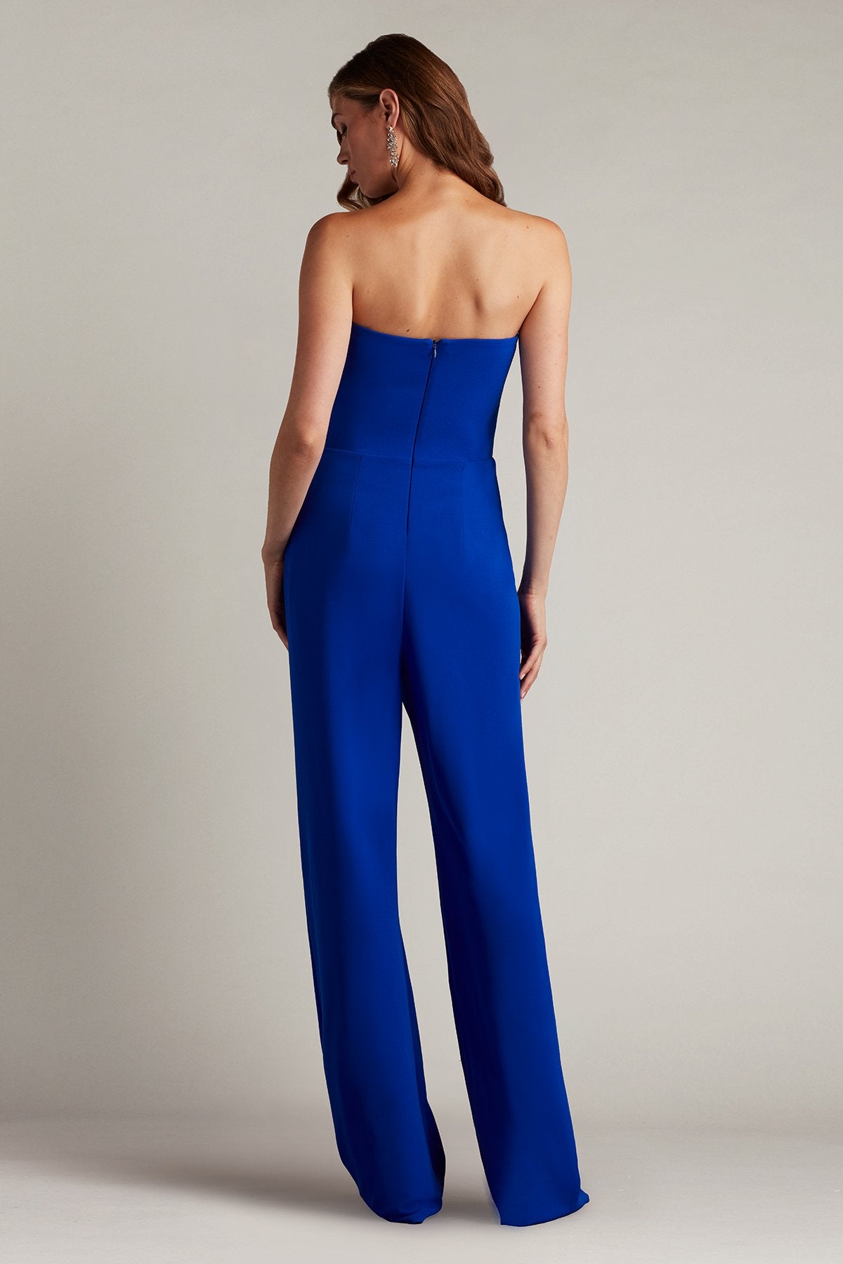 Sirota Center-Front Ruffle Jumpsuit