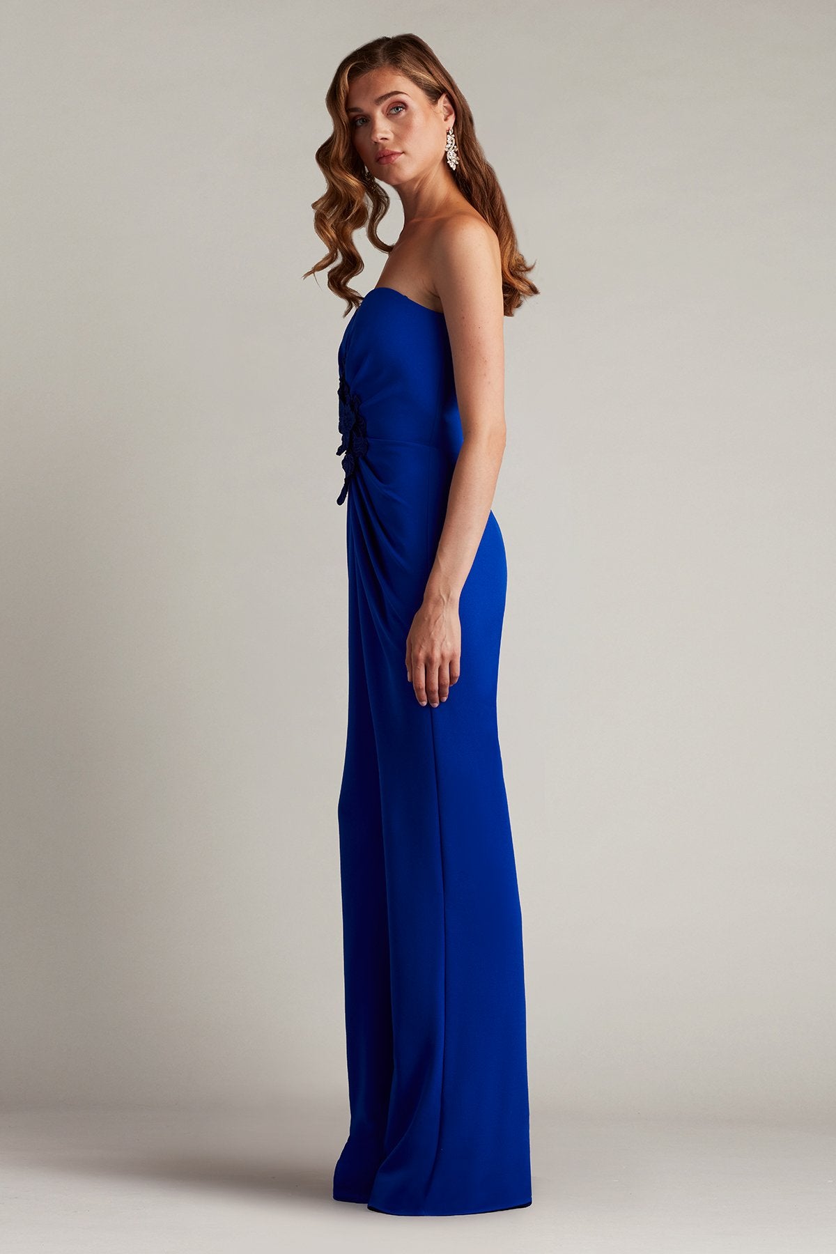 Sirota Center-Front Ruffle Jumpsuit