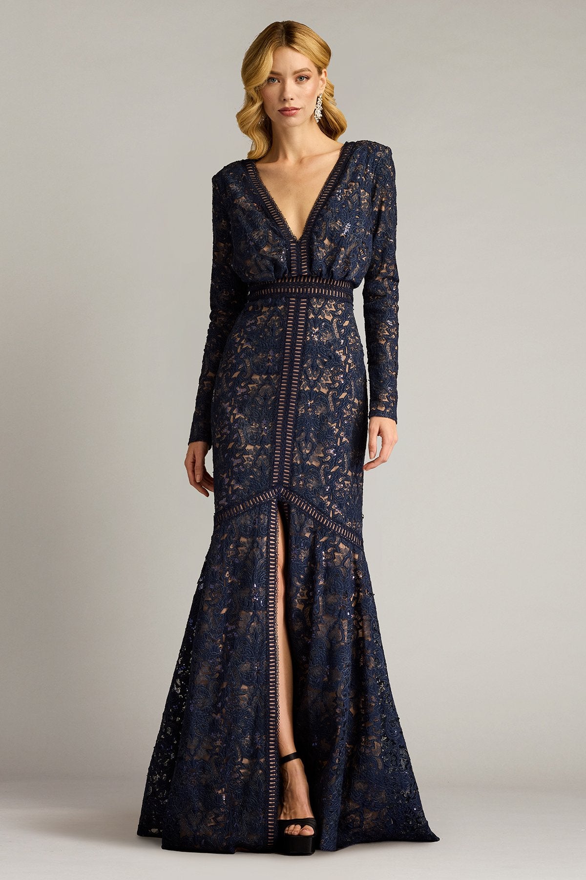Alawa Sequin Embroidered Gown