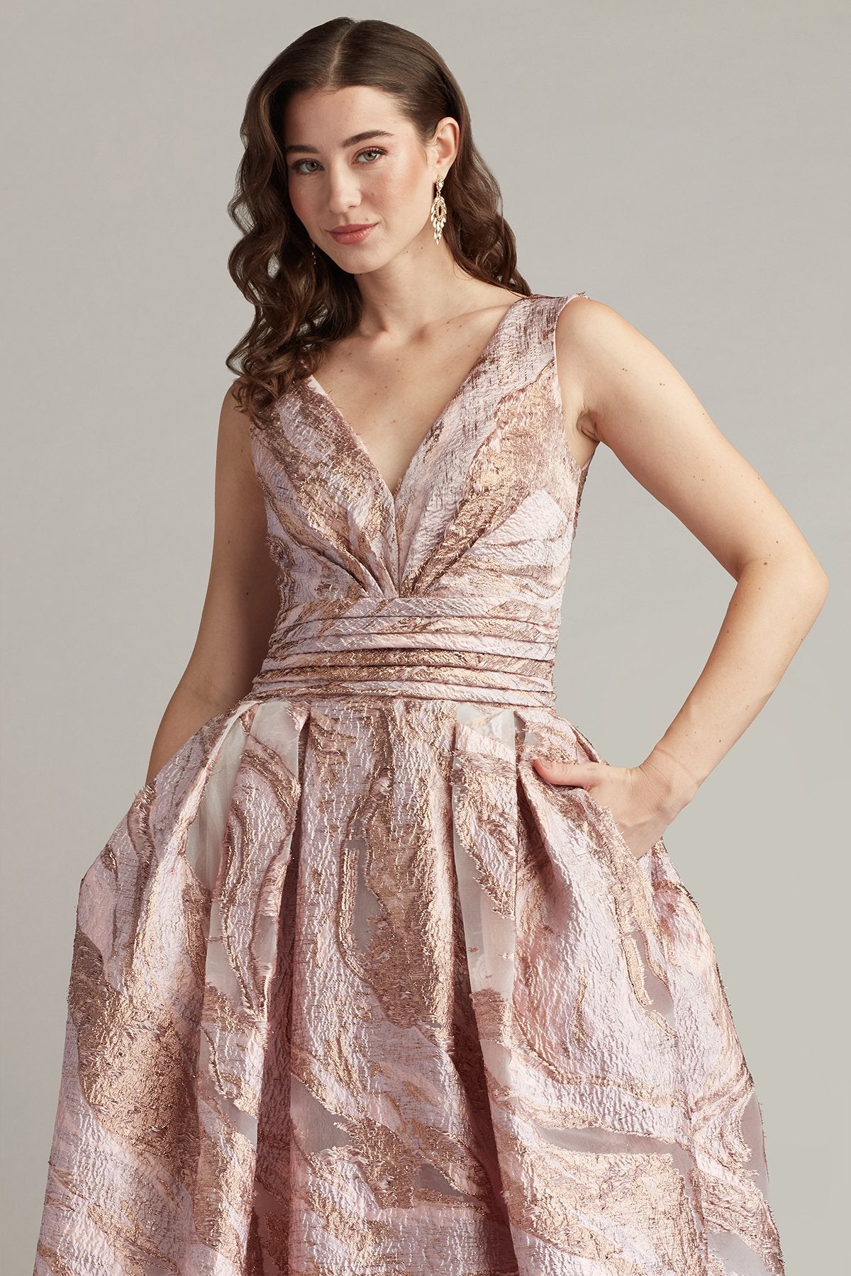 Fontaine Gilded Ball Gown