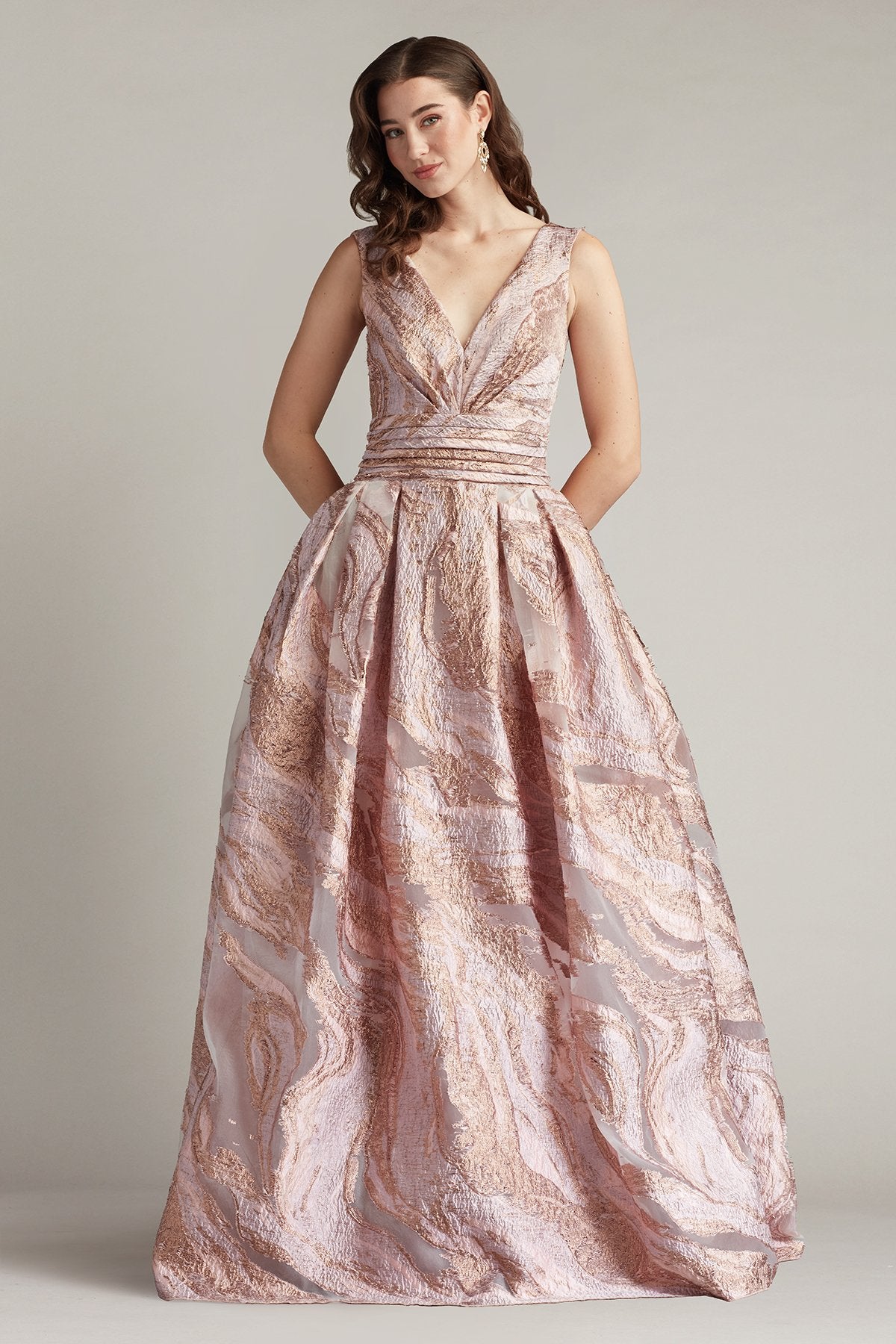 Fontaine Gilded Ball Gown