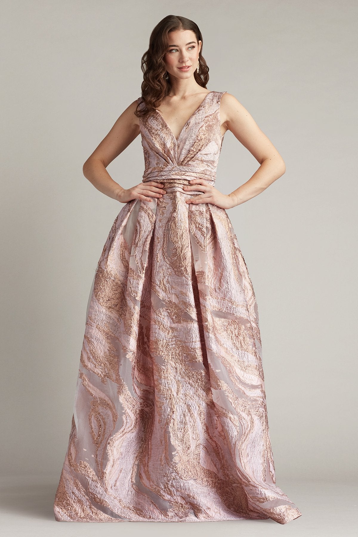 Fontaine Gilded Ball Gown