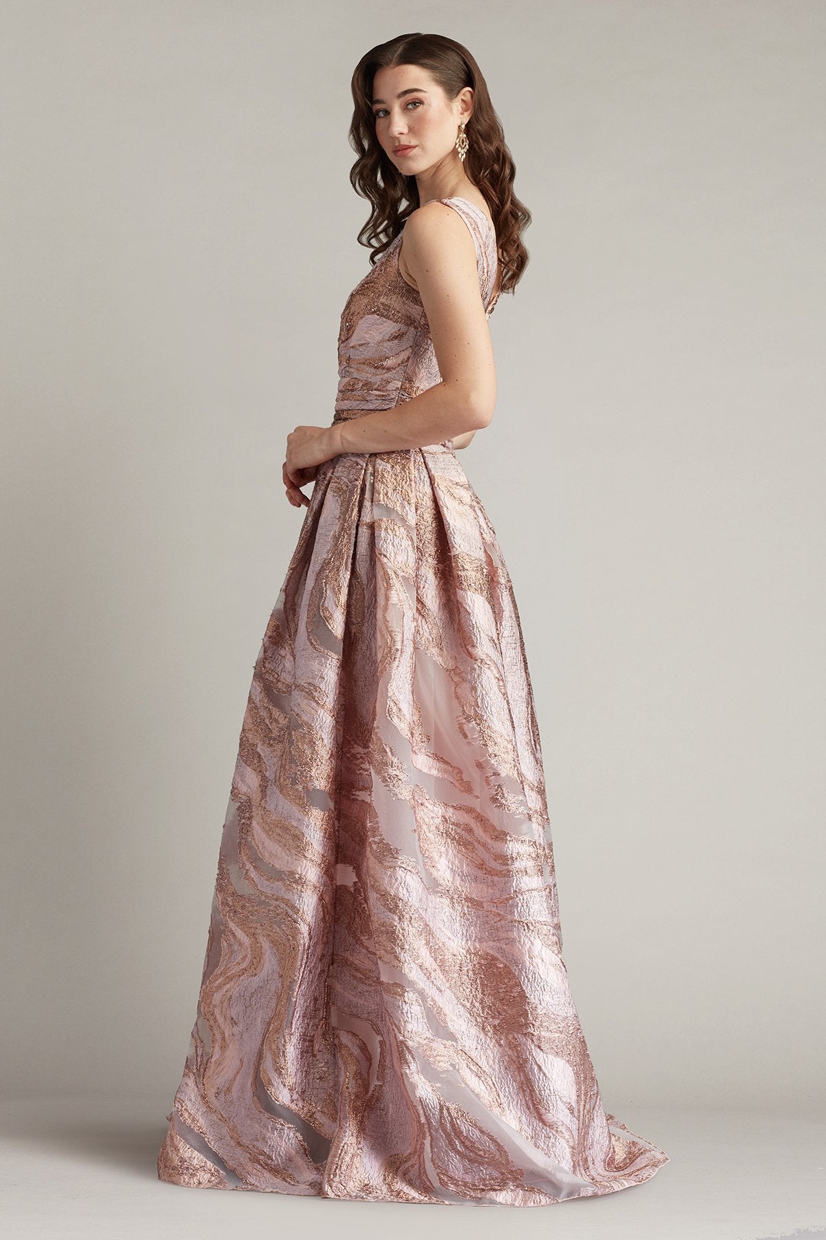 Fontaine Gilded Ball Gown