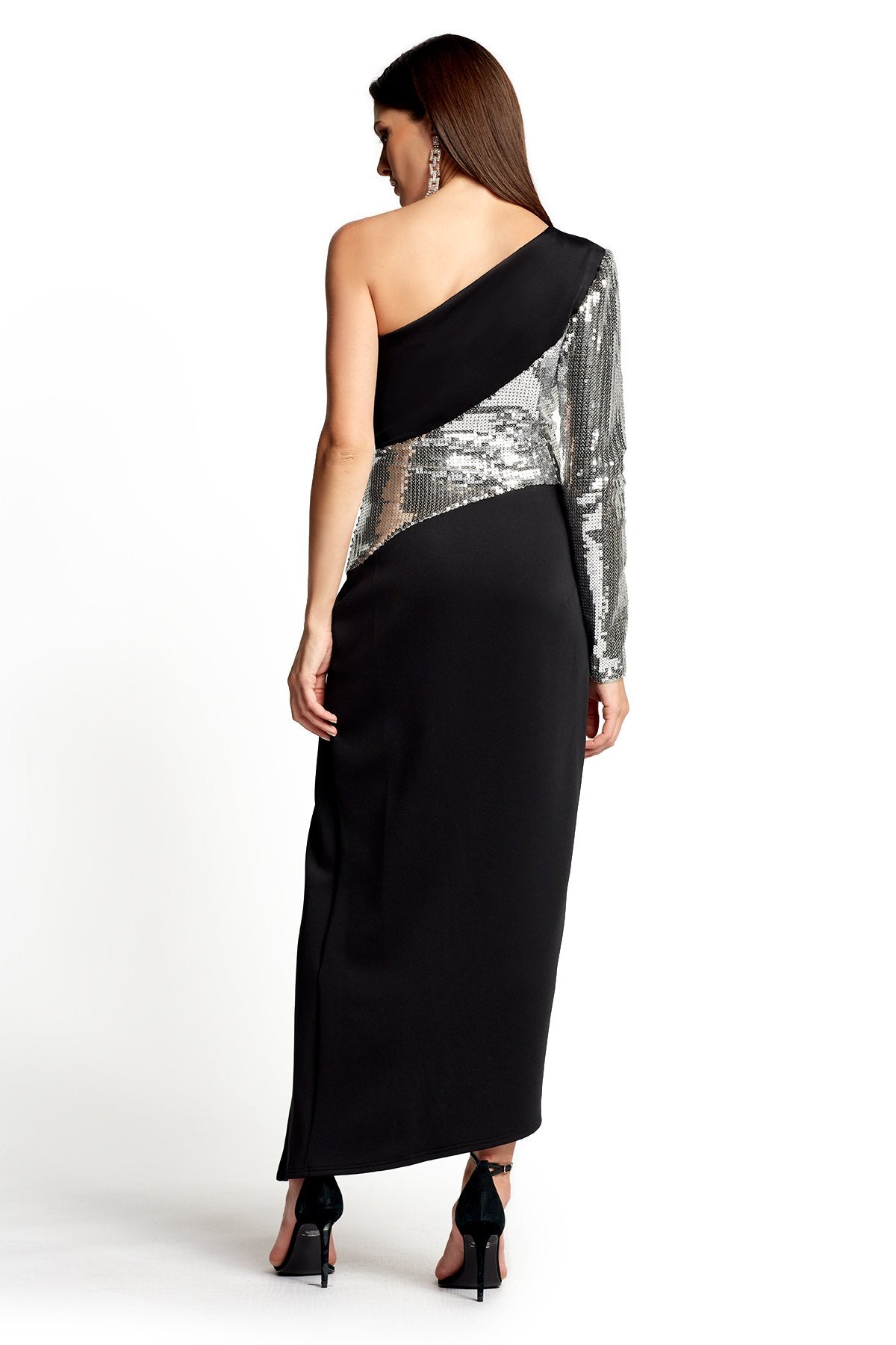 Foxie One-Shoulder Gown